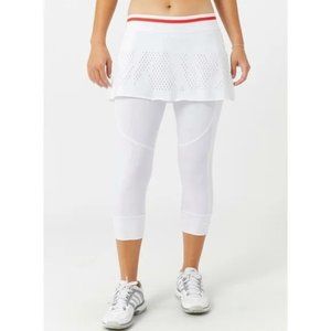 Adidas By Stella McCartney Barricade Skirt W/ Capri Leggings White Size L Tennis